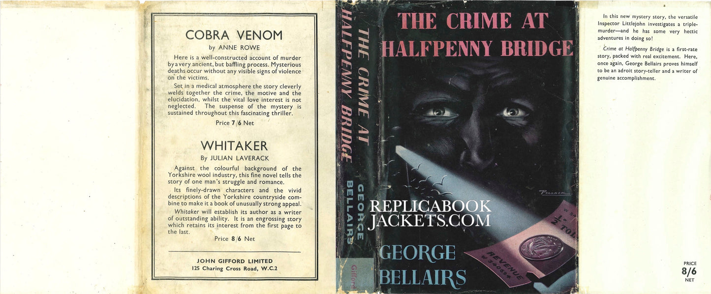 Bellairs, George THE CRIME AT HALFPENNY BRIDGE 1st UK 1946