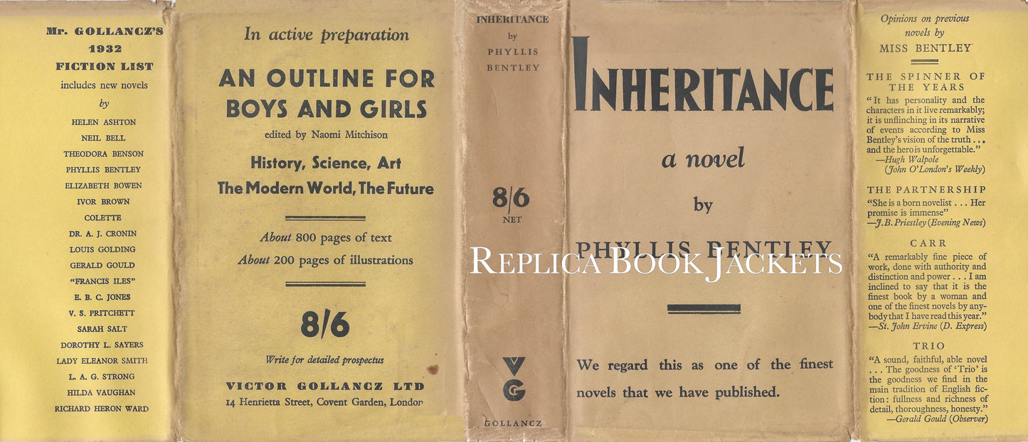 Bentley, Phyliss INHERITANCE 1st UK 1932