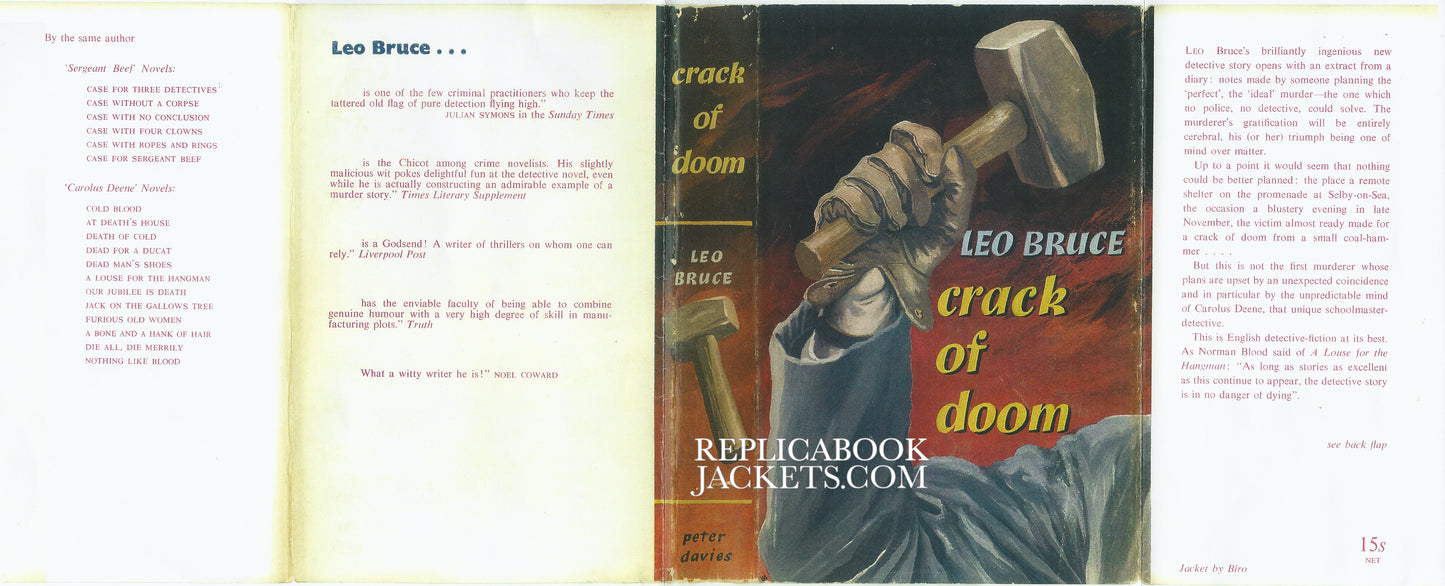 Bruce, Leo CRACK OF DOOM 1st UK 1963