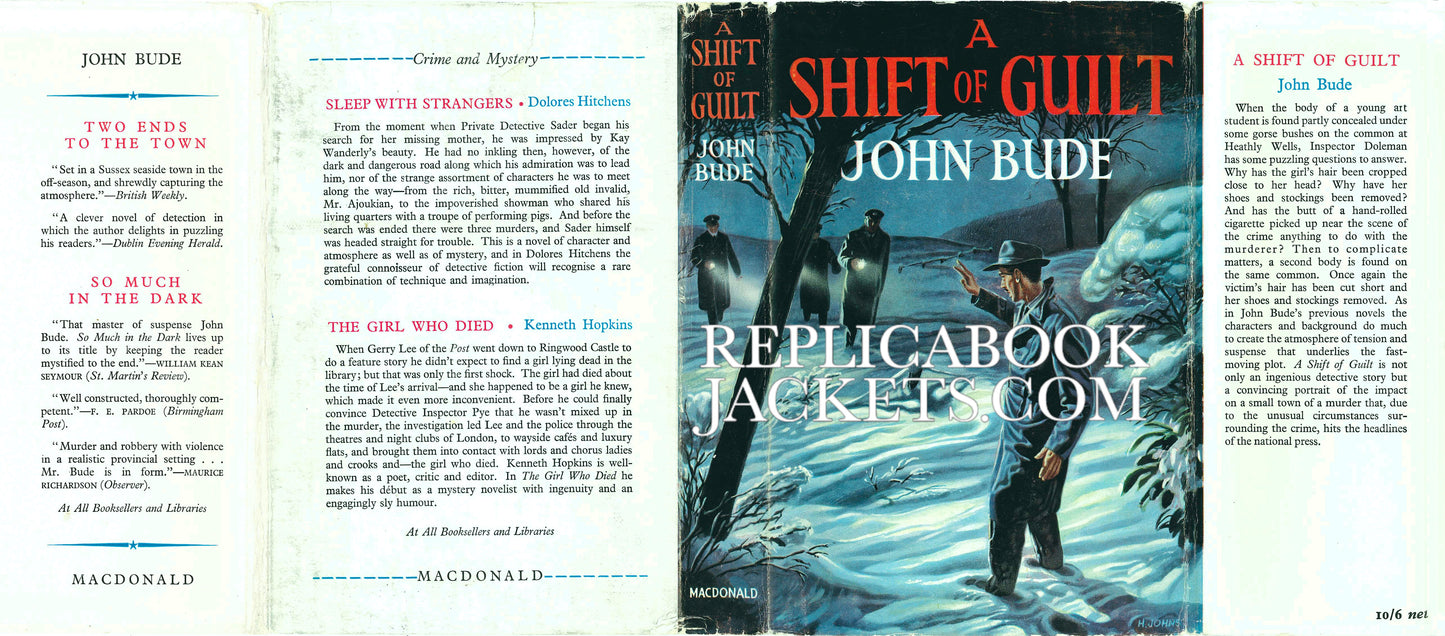 Bude, John A SHIFT OF GUILT 1st UK 1956