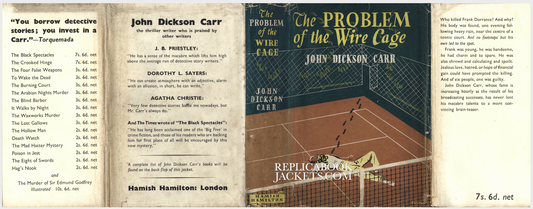 Carr, John Dickson THE PROBLEM OF THE WIRE CAGE 1st UK 1940