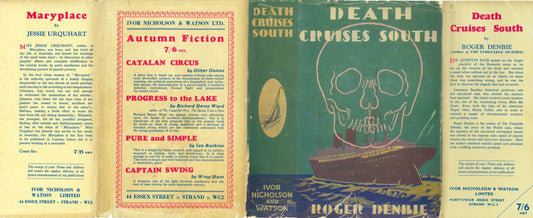 Roger Denbie DEATH CRUISES SOUTH 1st UK 19