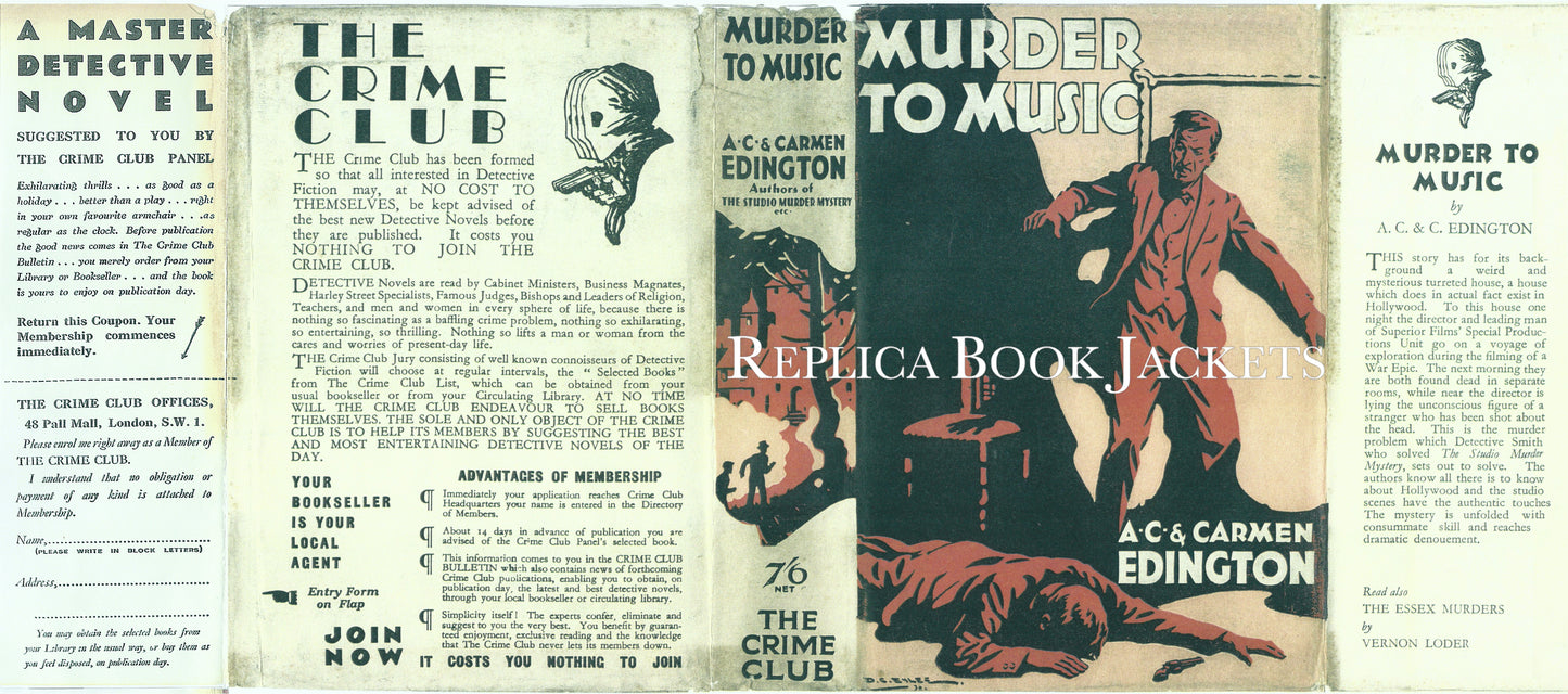 Edington, A.C. and Carmen MURDER TO MUSIC 1st UK 1930