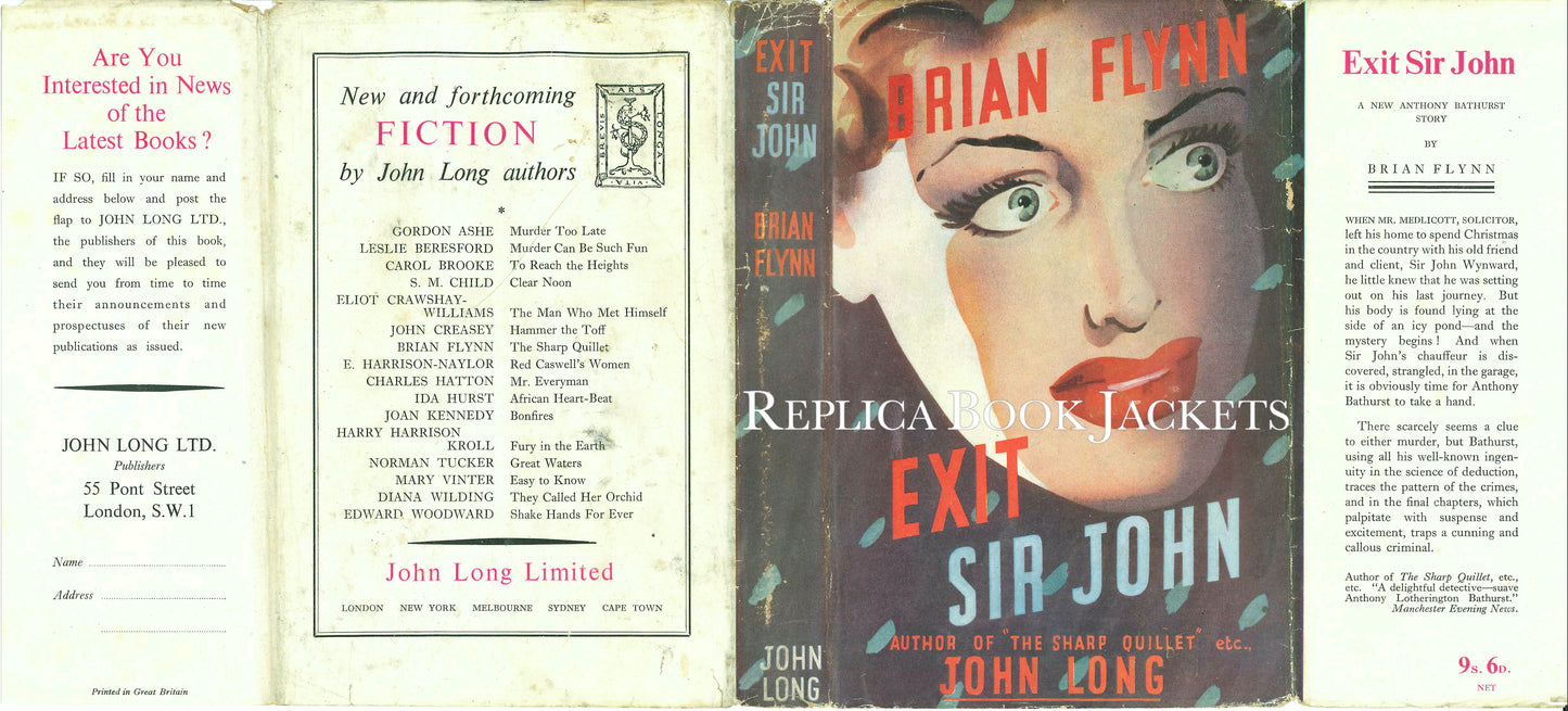 Flynn, Brian EXIT SIR JOHN 1st UK 1947