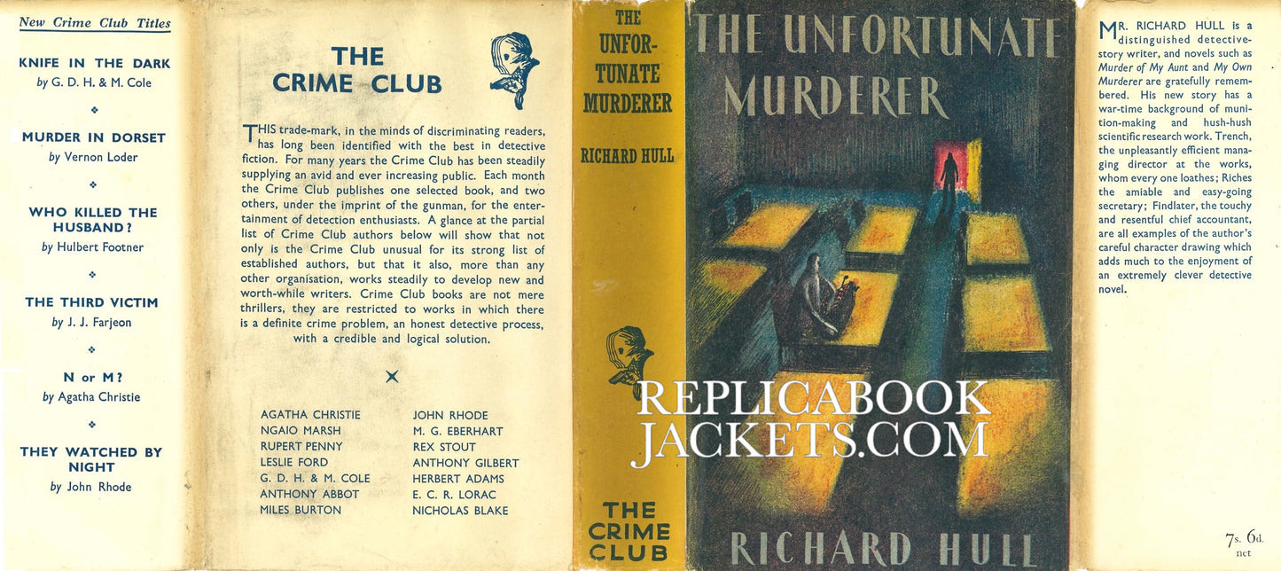 Hull, Richard THE UNFORTUNATE MURDERER 1st UK 1941