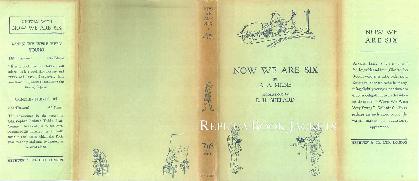 Milne, A.A. NOW WE ARE SIX 1st UK 1927