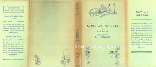 Milne, A.A. NOW WE ARE SIX 1st UK 1927