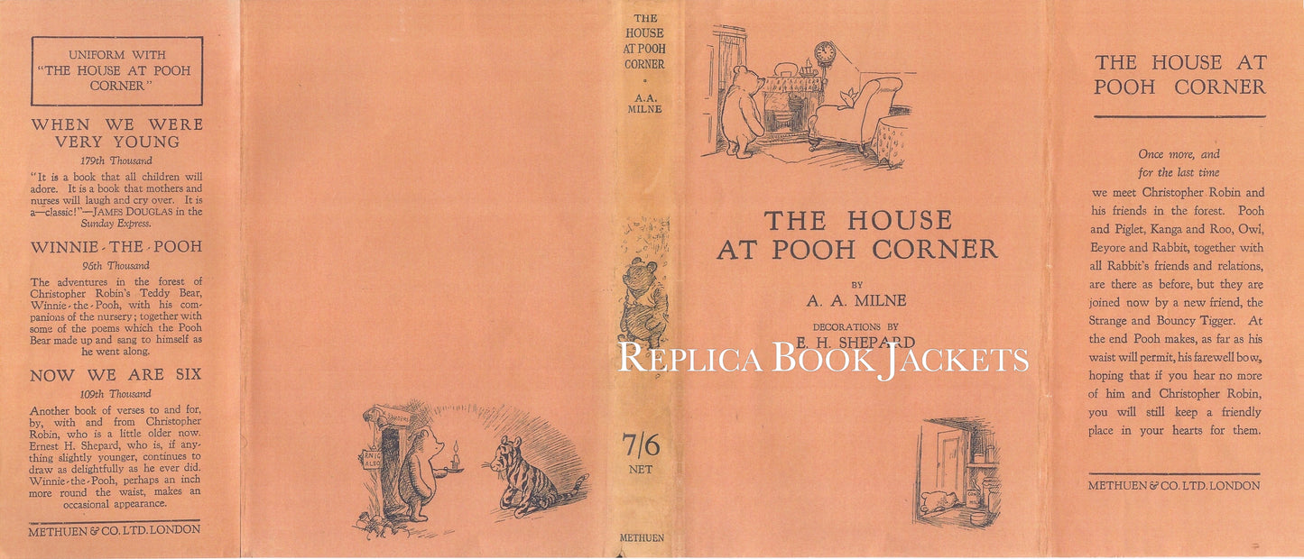 Milne, A.A. THE HOUSE AT POOH CORNER 1st UK 1928
