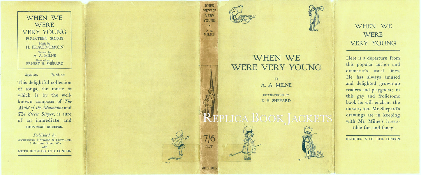 Milne, A.A. WHEN WE WERE VERY YOUNG 1st UK 1924