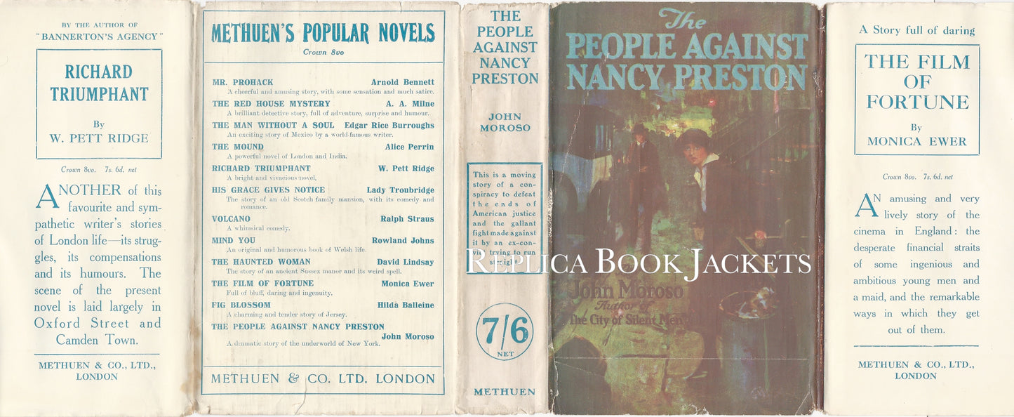 Moroso, John. THE PEOPLE AGAINST NANCY PRESTON 1st UK 1922