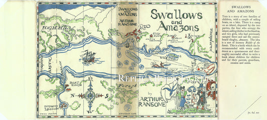 Ransome, Arthur. SWALLOWS AND AMAZONS 1st UK 1930