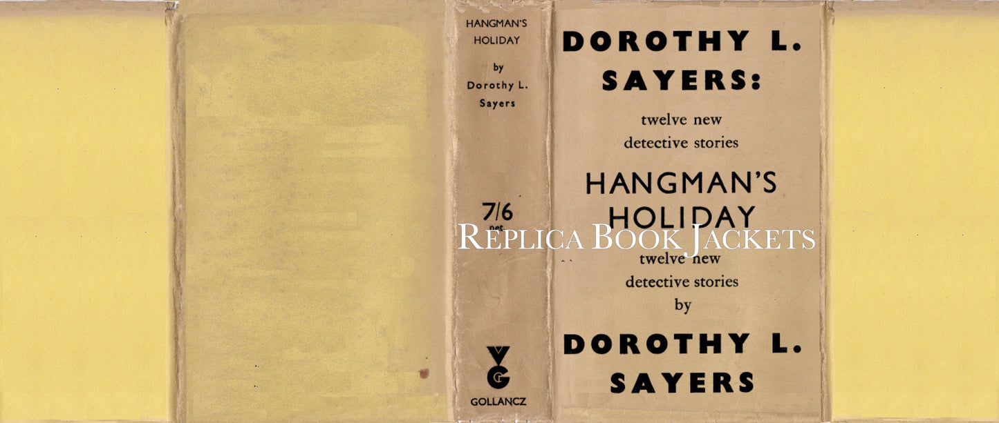Sayers, Dorothy L. HANGMAN'S HOLIDAY 1st UK 1933