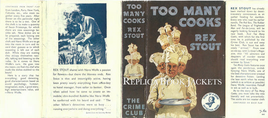 Stout, Rex. TOO MANY COOKS 1st UK 1938