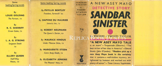 Taylor, Phoebe Atwood. SANDBAR SINISTER 1st UK 1936