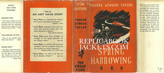 Taylor, Phoebe Atwood. SPRING HARROWING. 1st UK 1939