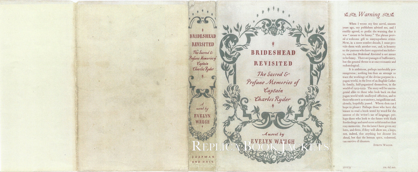 Waugh, Evelyn BRIDESHEAD REVISITED 1st UK 1945