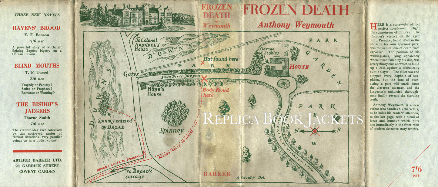 Weymouth, Anthony. FROZEN DEATH 1st UK 1934