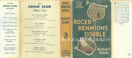 Adams, Herbert ROGER BENNIONS DOUBLE 1st UK 1941