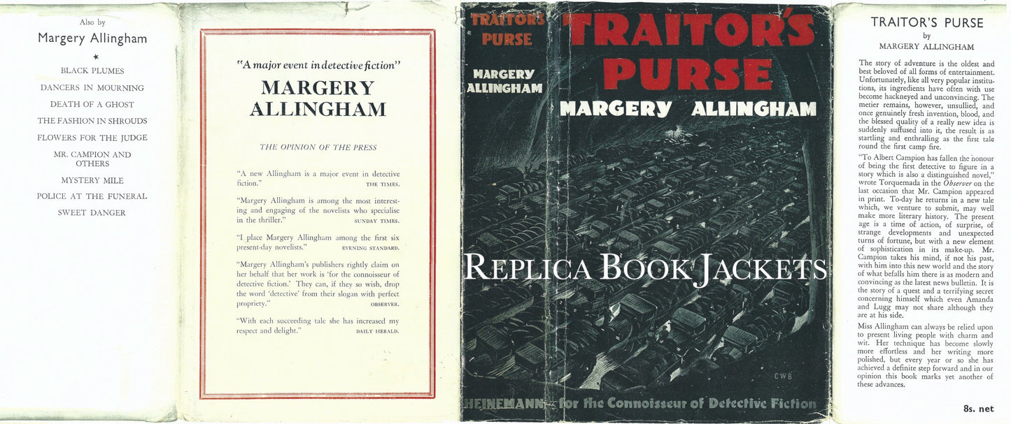 Allingham, Margery TRAITOR'S PURSE 1st UK 1941
