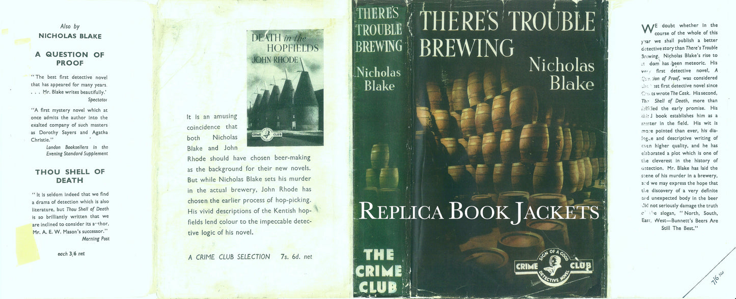Blake, Nicholas THERE'S TROUBLE BREWING 1st UK 1937