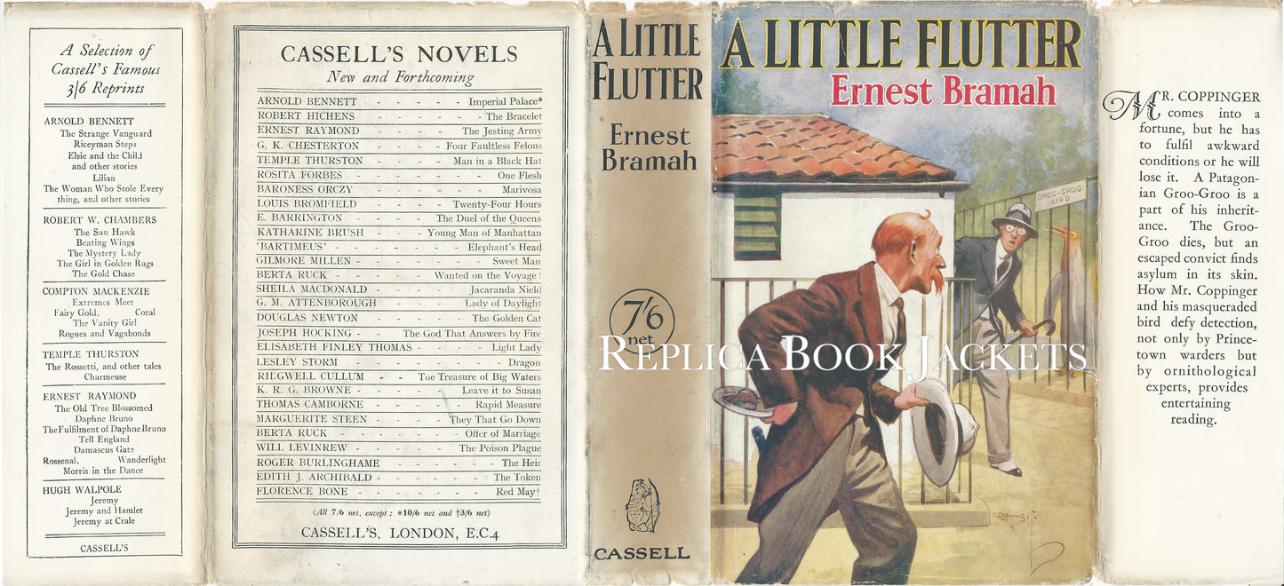 Bramah, Ernest A LITTLE FLUTTER 1st UK 1930