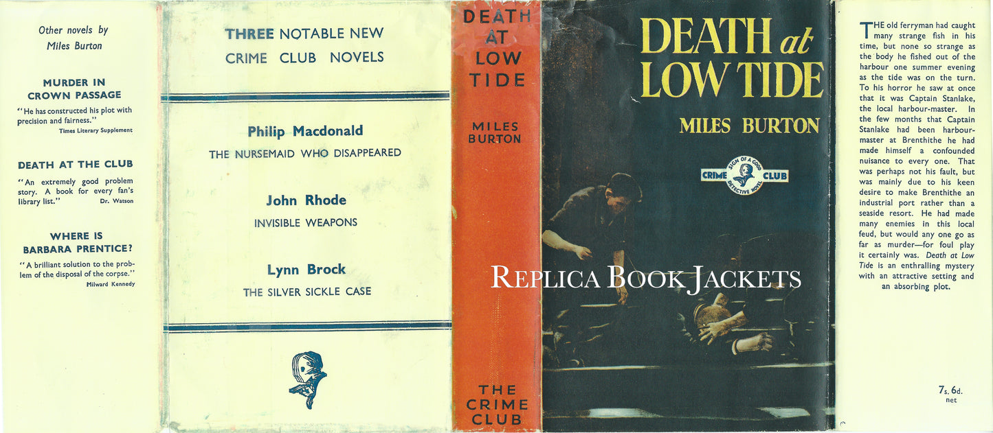 Burton, Miles DEATH AT LOW TIDE 1st UK 1938