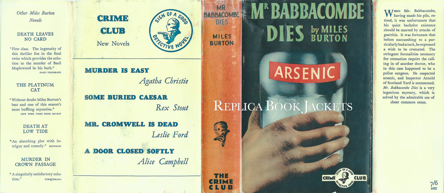 Burton, Miles MR. BABBACOMBE DIES 1st UK 1939