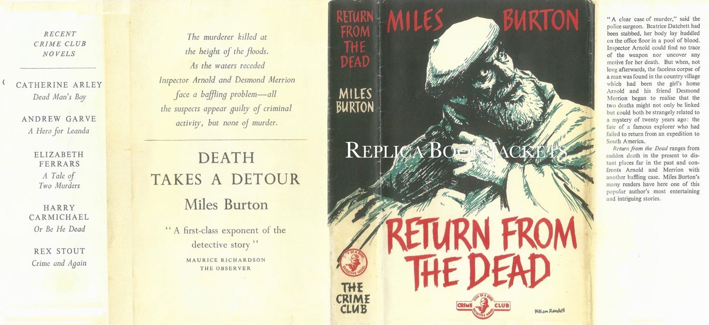 Burton, Miles RETURN FROM THE DEAD 1st UK 1959