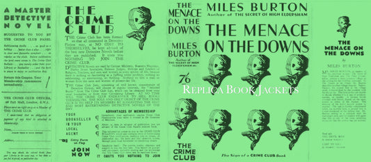 Burton, Miles THE MENACE ON THE DOWNS 1st UK 1931