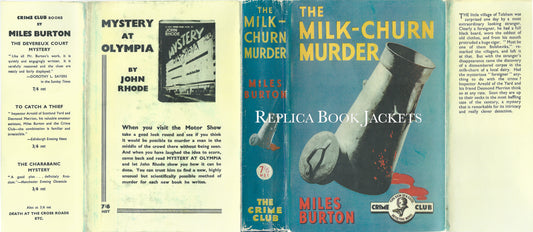 Burton, Miles THE MILK-CHURN MURDERS 1st UK 1935