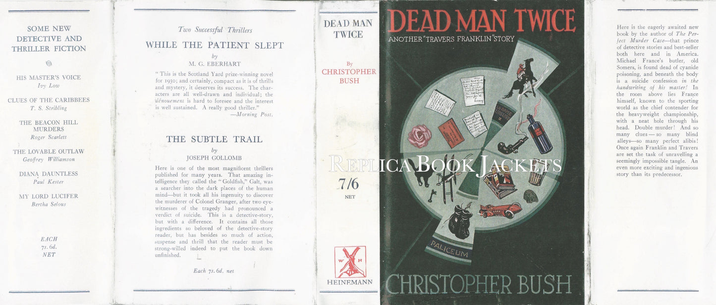 Bush, Christopher DEAD MAN TWICE 1st UK 1930