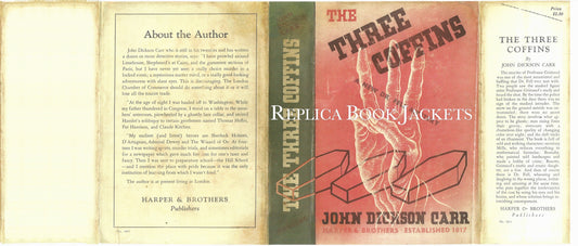 Carr, John Dickson THE THREE COFFINS 1st US 1935
