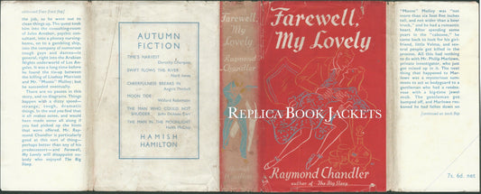 Chandler, Raymond FAREWELL, MY LOVELY 1st UK 1940