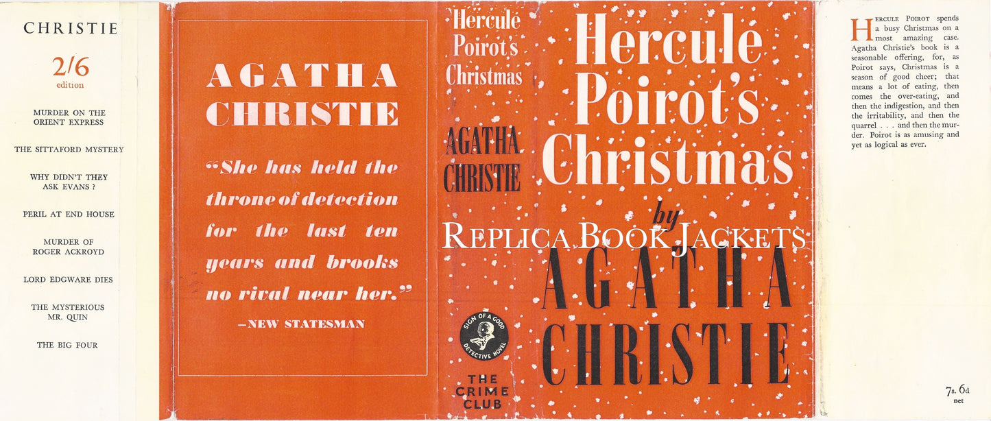 Christie, Agatha HERCULE POIROT'S CHRISTMAS 1st UK 1939