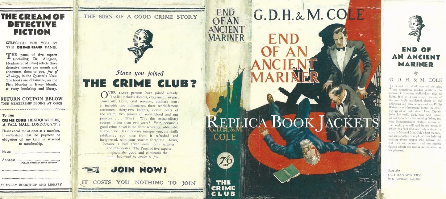 Cole, G.D.H. & M. END OF AN ANCIENT MARINER 1st UK 1933