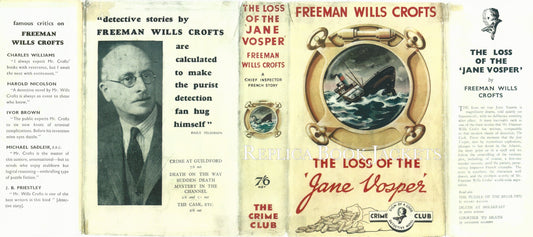 Crofts, Freeman Wills THE LOSS OF THE JANE VOSPER 1st UK 1936