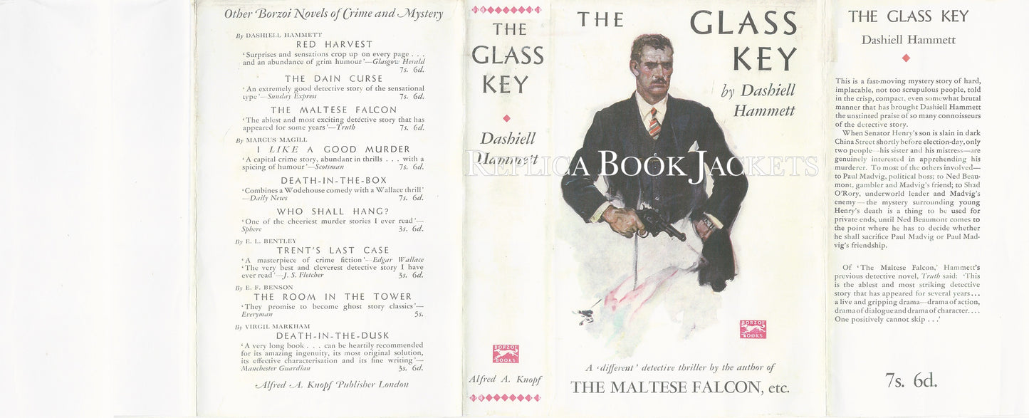 Hammett, Dashiell THE GLASS KEY 1st UK 1931