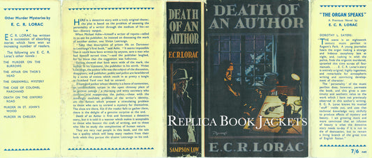 Lorac, E.C.R. DEATH OF AN AUTHOR 1st UK 1935