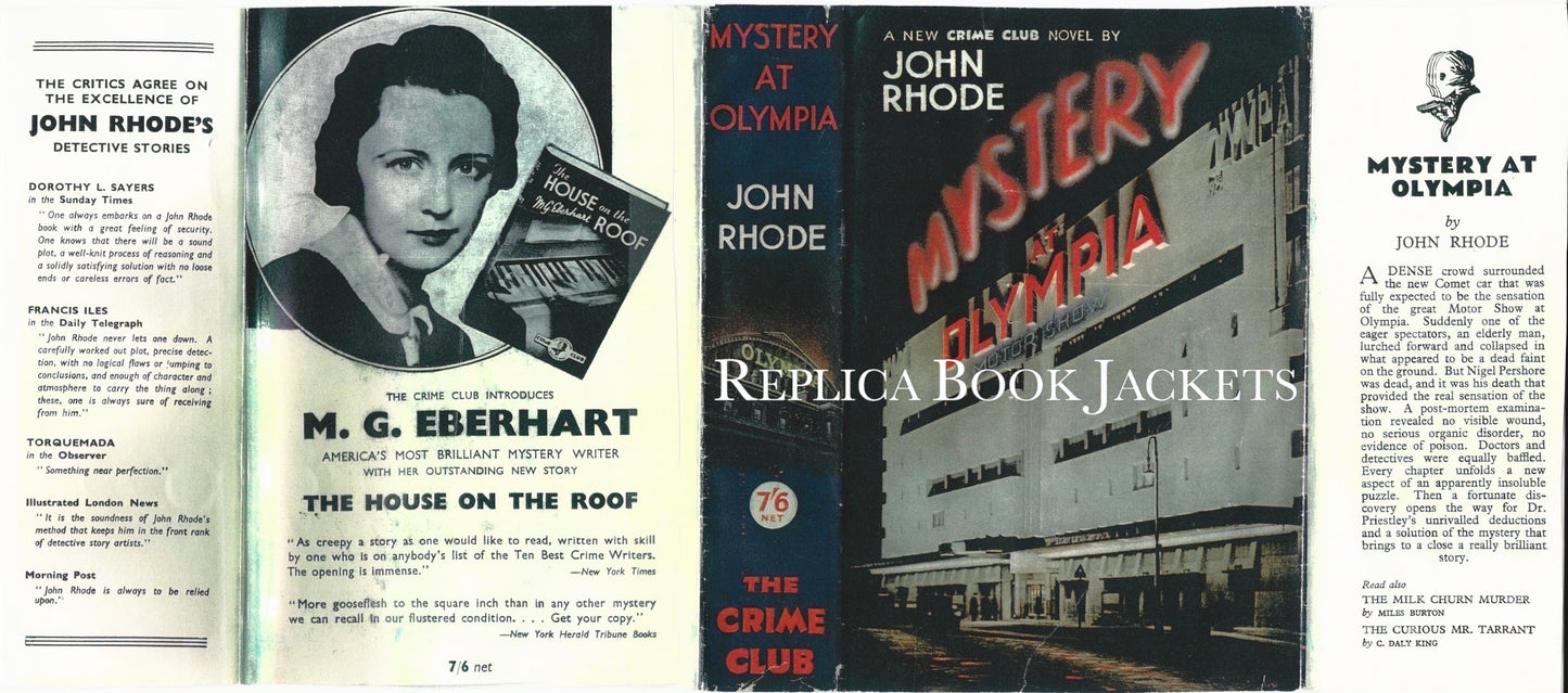 Rhode, John MYSTERY AT OLYMPIA 1st UK 1935