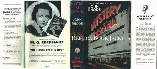 Rhode, John MYSTERY AT OLYMPIA 1st UK 1935