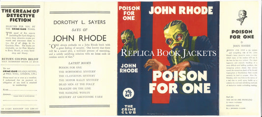 Rhode, John POISON FOR ONE 1st UK 1934
