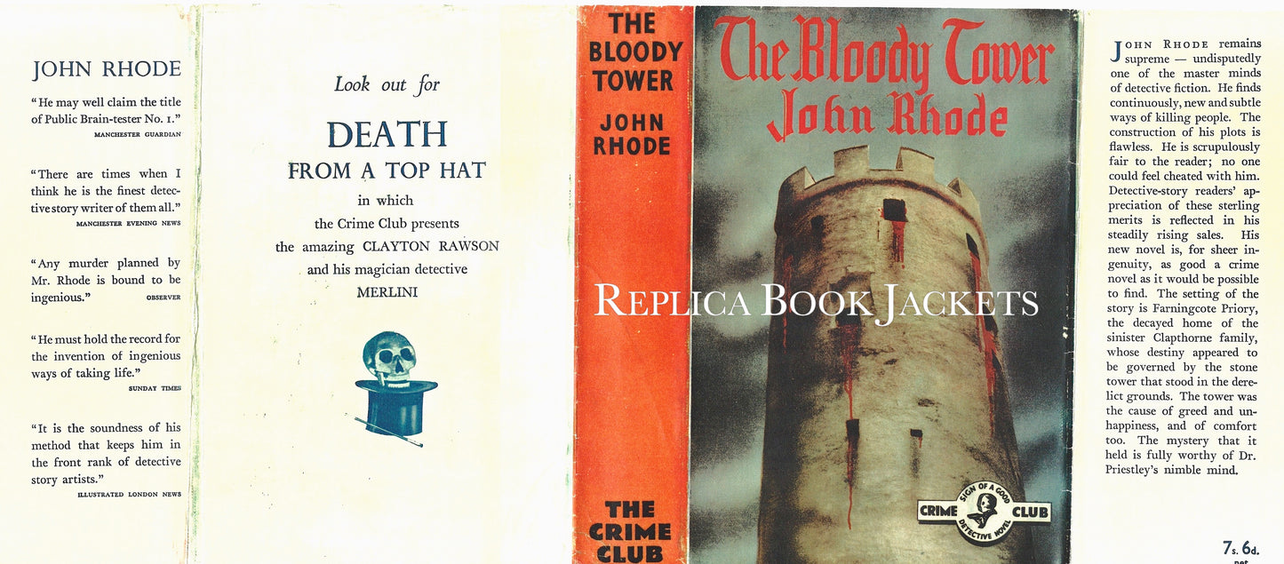 Rhode, John THE BLOODY TOWER 1st UK 1938