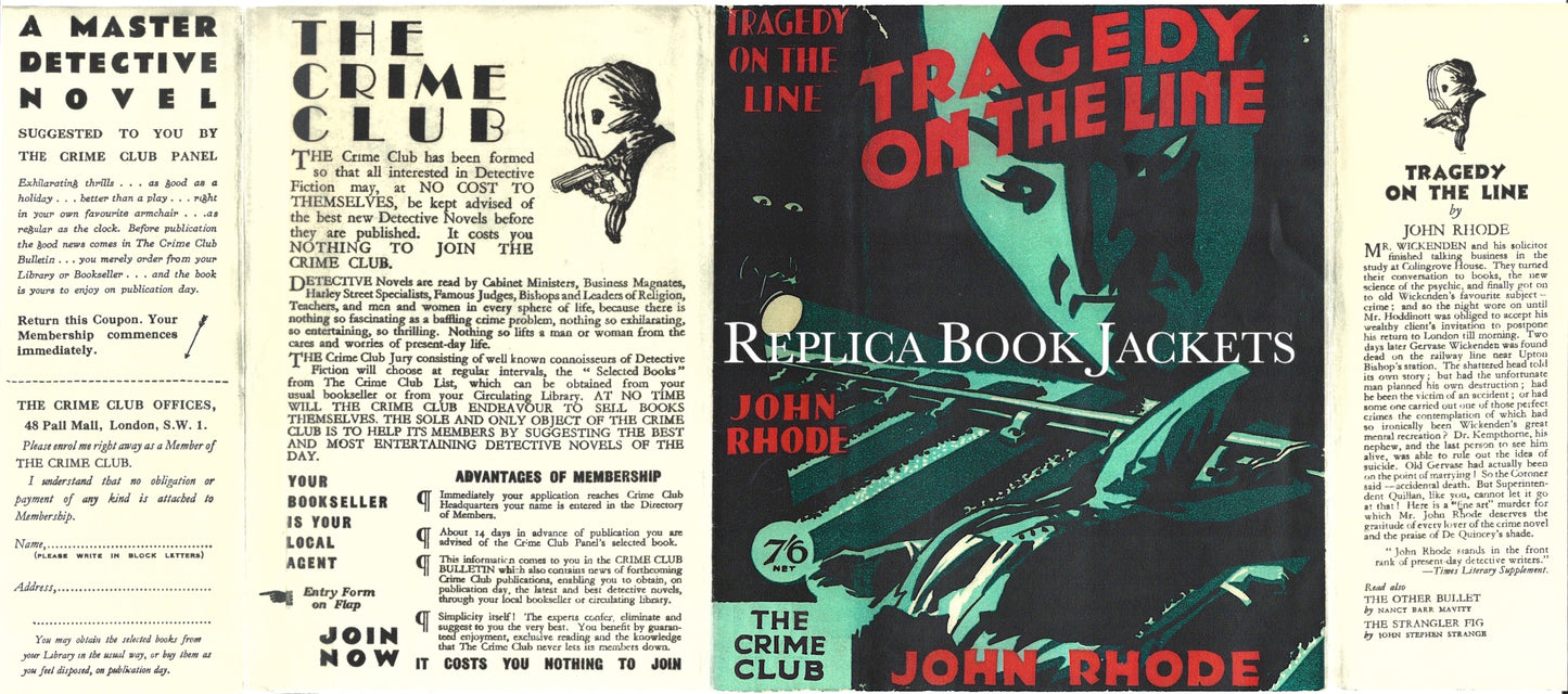 Rhode, John TRAGEDY ON THE LINE 1st UK 1931