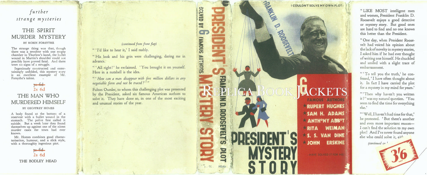 Abbott, Anthony et al THE PRESIDENT'S MYSTERY STORY 1st UK 1936