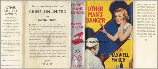 Allingham, Margery OTHER MAN'S DANGER as Maxwell March 1st UK 1933