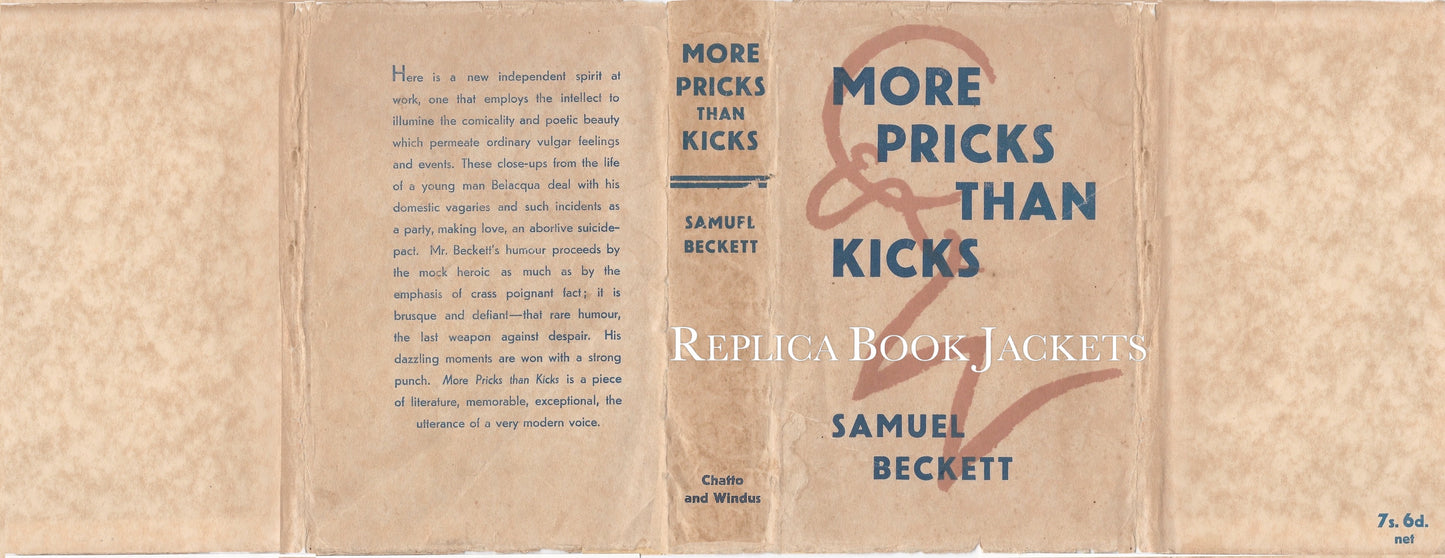 Beckett, Samuel MORE PRICKS THAN KICKS 1st UK 1934