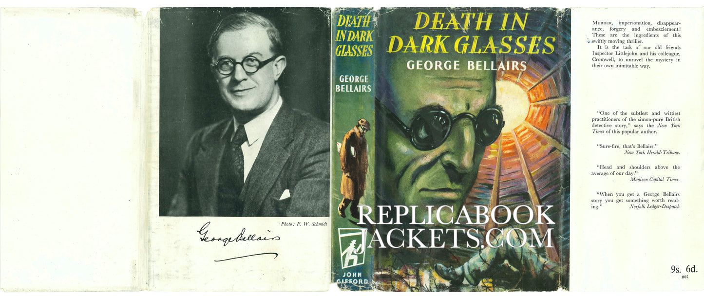 Bellairs, George DEATH IN DARK GLASSES 1st UK 1952