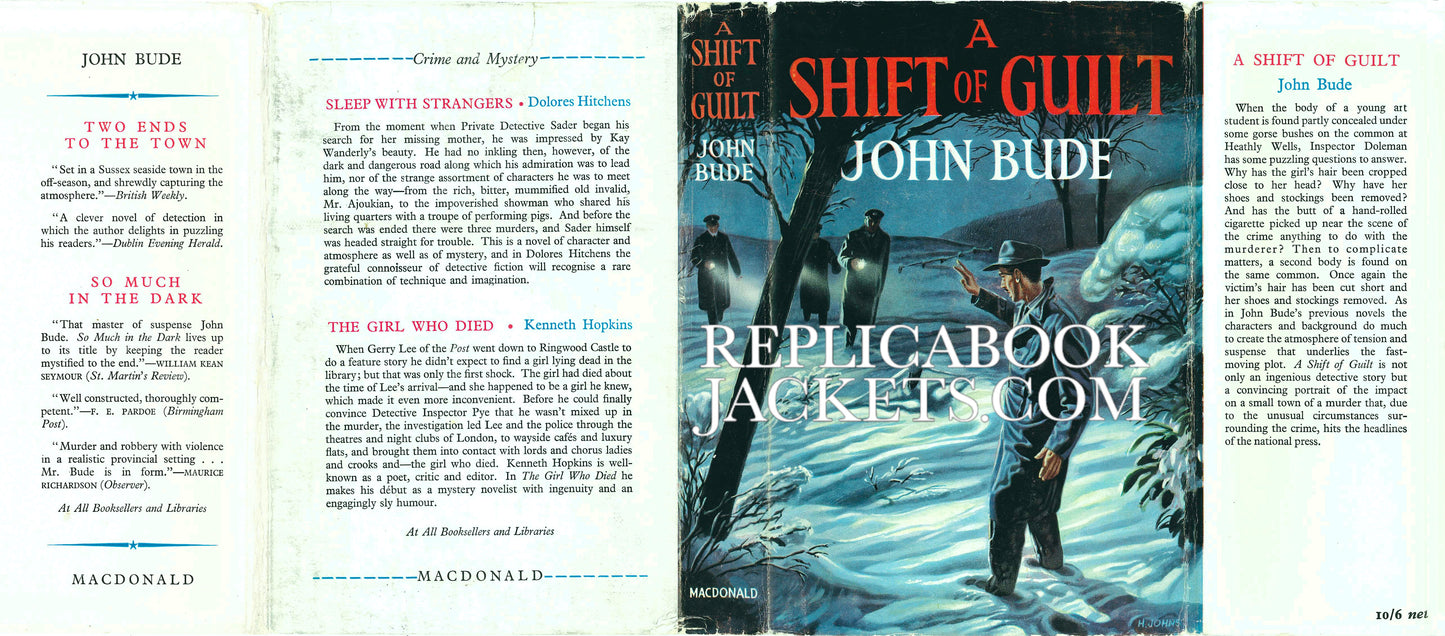 Bude, John A SHIFT OF GUILT 1st UK 1956
