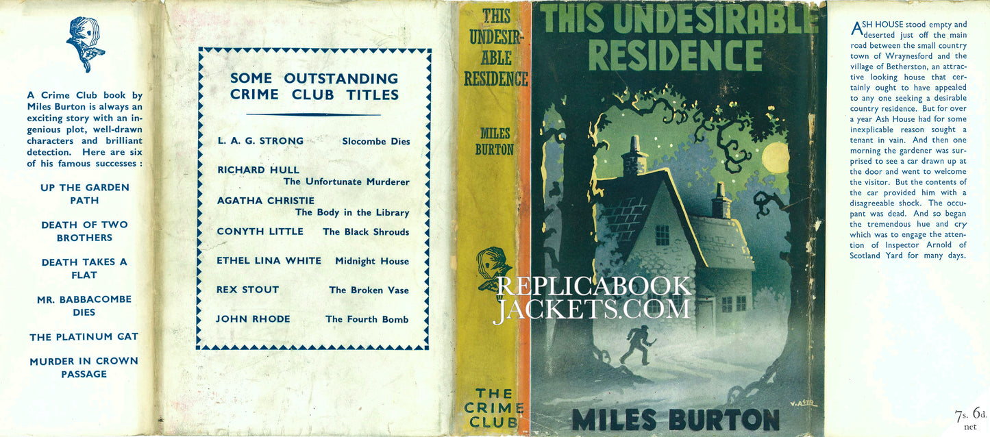 Burton, Miles THIS UNDESIRABLE RESIDENCE 1st UK 1942