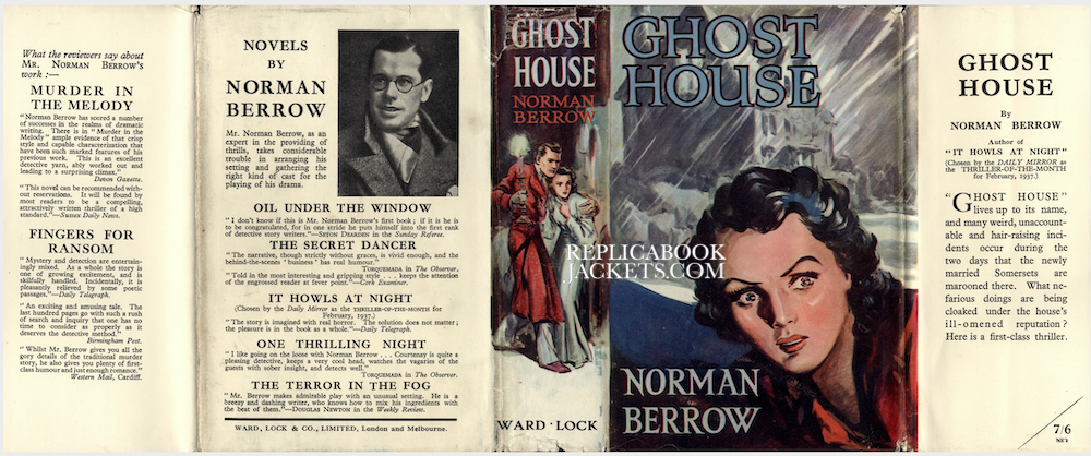 Berrow, Norman GHOST HOUSE 1st UK 1940